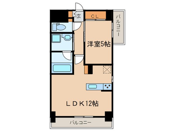 ラッフル大曽根の物件間取画像